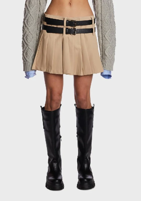 Women's Vintage-Inspired Outfit Hot Sale Preppy Issues Mini Skirt