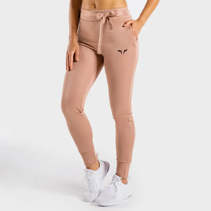 Women's Everyday Attire Playful Fashion Offers She-Wolf Do-Knot-Joggers - Dusty Rose Women's Everyday Attire Playful Fashion Offers She-Wolf Do-Knot-Joggers - Dusty Rose