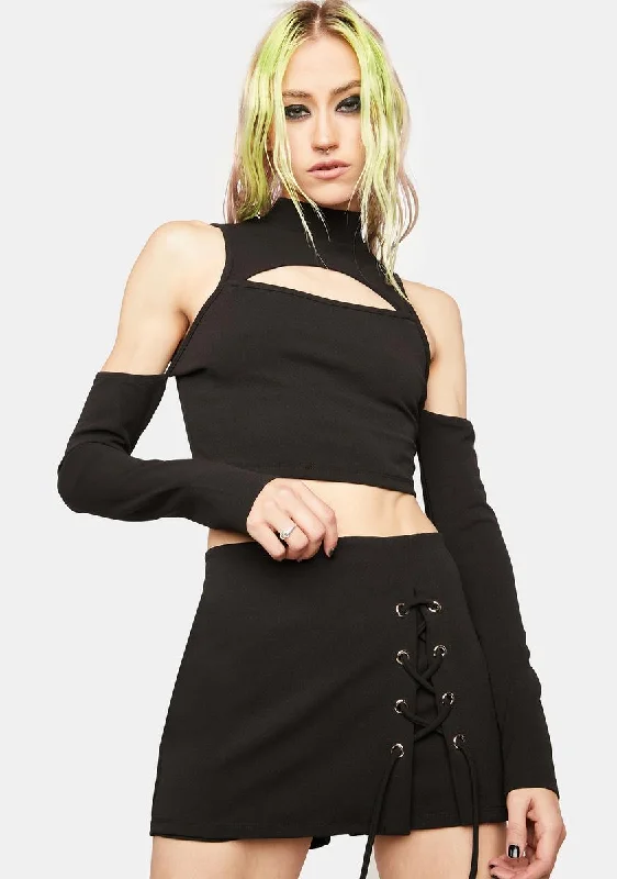 Women's Transitional Apparel Exclusive Discount Electric Figures Skort Set