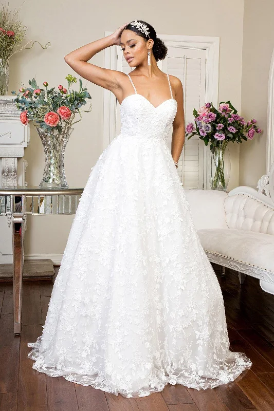 Women's Clothing Sets Smart Casual Deals Simple Long Spaghetti Strap Floral Mesh Wedding Gown Women's Clothing Sets Smart Casual Deals Simple Long Spaghetti Strap Floral Mesh Wedding Gown