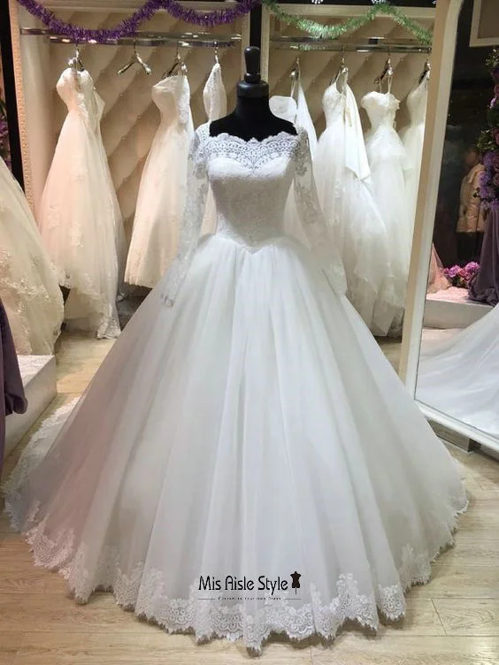Affordable Fashion Clothing For Women Classy Style Discounts Ball Gown Long Sleeve Lace Wedding Dress Affordable Fashion Clothing For Women Classy Style Discounts Ball Gown Long Sleeve Lace Wedding Dress