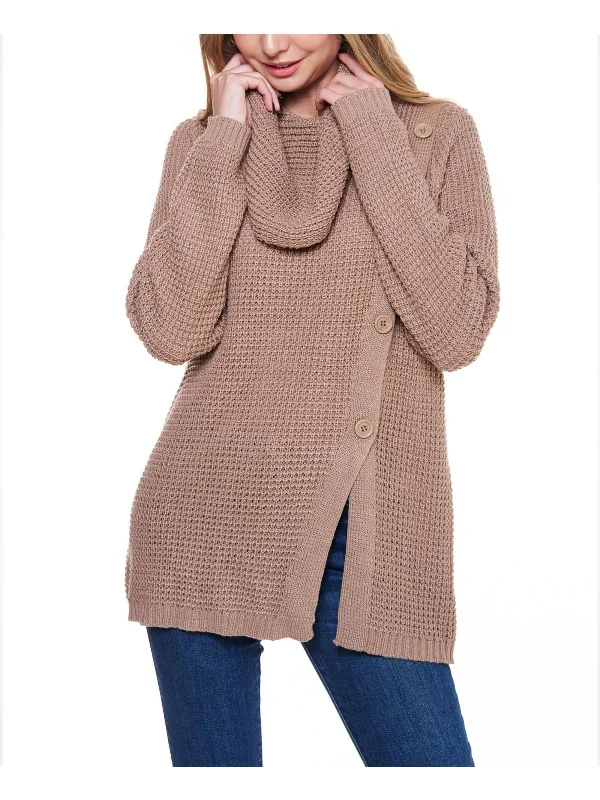 Women's Fashion Clothes Cozy Comfort Style Sale Womens Waffle Cowl Neck Pullover Sweater Women's Fashion Clothes Cozy Comfort Style Sale Womens Waffle Cowl Neck Pullover Sweater