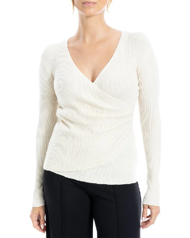 Affordable Trendy Clothes For Women Special Offers, Don't Miss Max Studio Faux Wrap Sweater Affordable Trendy Clothes For Women Special Offers, Don't Miss Max Studio Faux Wrap Sweater