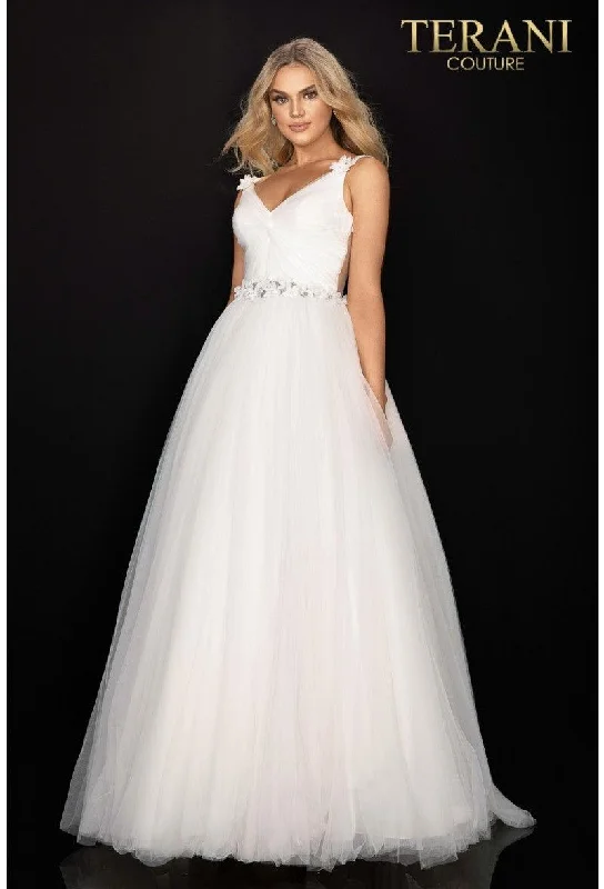 Women's Fashion Clothes Casual Chic Deals Terani Couture 2011P1173 Prom Long Beaded Ball Gown Women's Fashion Clothes Casual Chic Deals Terani Couture 2011P1173 Prom Long Beaded Ball Gown