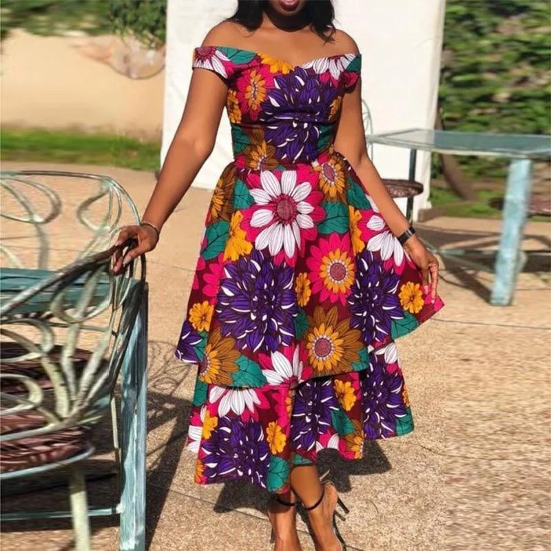 Women's Resort Apparel Big Savings FashionSierra - Elegant high waist summer party dress Women's Resort Apparel Big Savings FashionSierra - Elegant high waist summer party dress