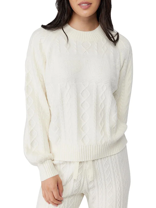 Fashionable Women's Clothes Avant-Garde Style Promotions Womens Ribbed Trim Cable Knit Pullover Sweater Fashionable Women's Clothes Avant-Garde Style Promotions Womens Ribbed Trim Cable Knit Pullover Sweater