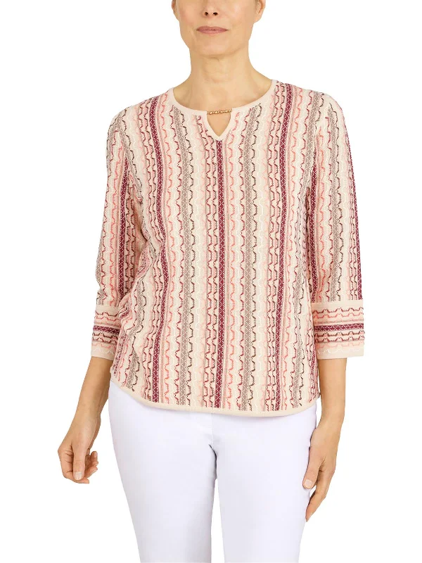 Sustainable Women's Clothes Vibrant Style Promotions Womens Textured Pullover Sweater Sustainable Women's Clothes Vibrant Style Promotions Womens Textured Pullover Sweater