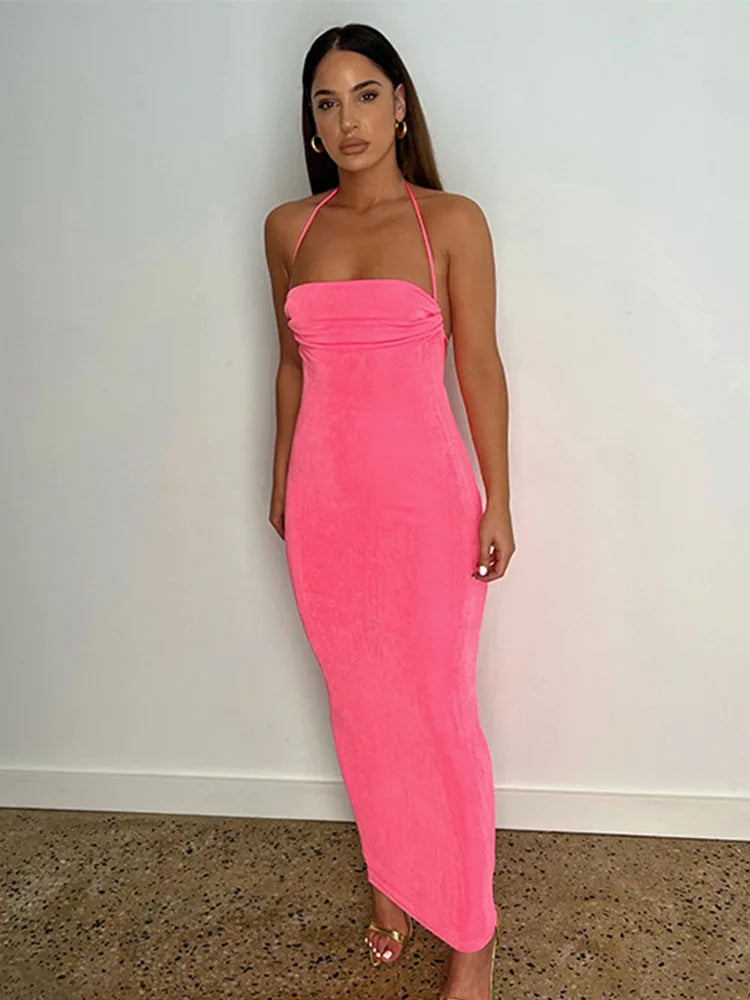 Women's Clothing For Outdoor Activities Fashion Forward, Function First Backless Spaghetti Strap Slim Club Beach Blue Outfits Midi Dresses Women's Clothing For Outdoor Activities Fashion Forward, Function First Backless Spaghetti Strap Slim Club Beach Blue Outfits Midi Dresses