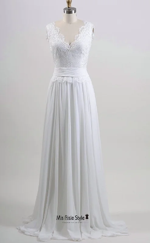 Stylish And Comfortable Clothing For Women Fashionable Comfort Promotions Simple V-neckline French Lace Wedding Dress Stylish And Comfortable Clothing For Women Fashionable Comfort Promotions Simple V-neckline French Lace Wedding Dress