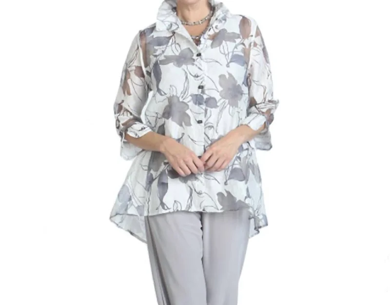 Hot Sale The Magic Top In White Floral