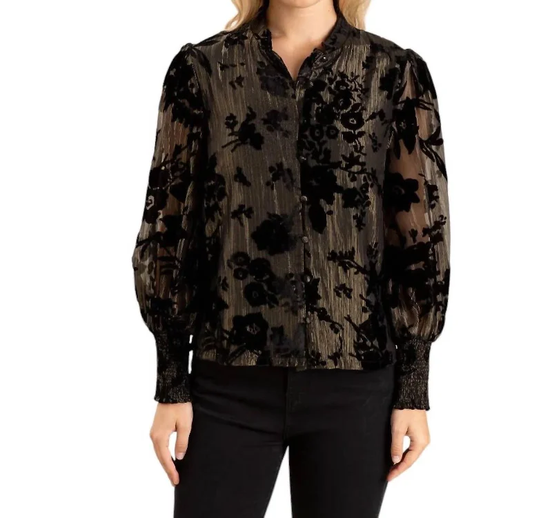 Durable Fashion Picks Constance Top In Black