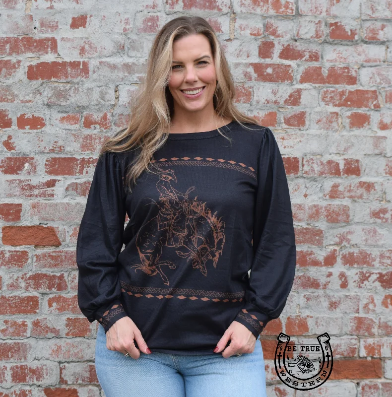 Special Offer For You The Western Hot Seat Bronc Top