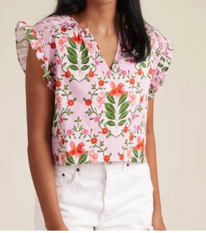 Casual Fashion Gigi Top In Pink