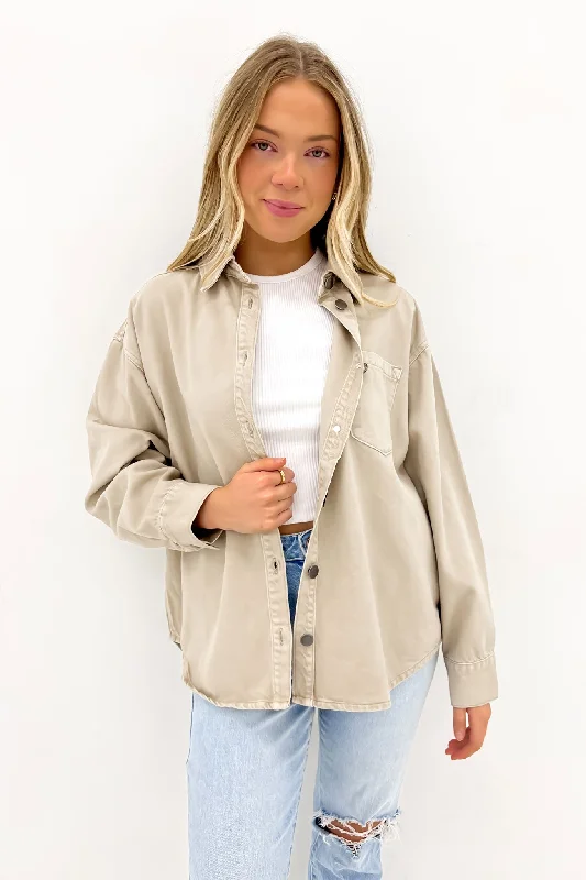 Evening Elegance Maci Shirt Beige