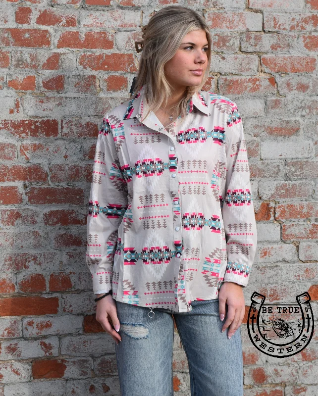 Unleash Your Trend Driven Style The Lesson in Leavin' Button Up Top