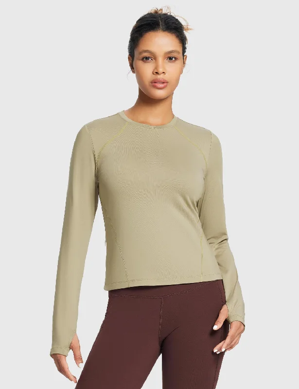Women's Functional Outfit For Outdoor Activities Limited Stock Laureate Brushed Long Sleeve Women's Functional Outfit For Outdoor Activities Limited Stock Laureate Brushed Long Sleeve