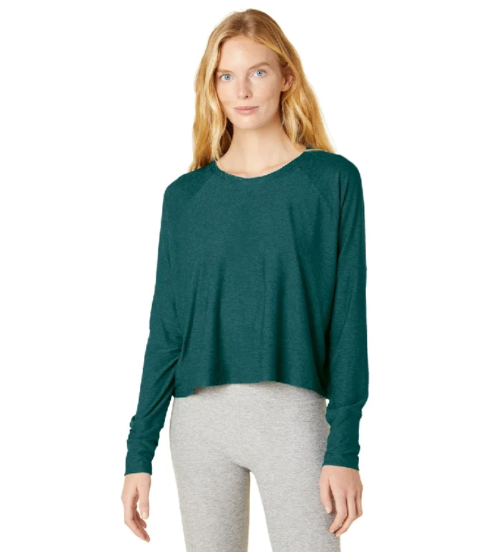 Women's Cozy Winter Attire Spring Offer Beyond Yoga Featherweight Spacedye Daydreamer Pullover Deep Sea Heather Women's Cozy Winter Attire Spring Offer Beyond Yoga Featherweight Spacedye Daydreamer Pullover Deep Sea Heather