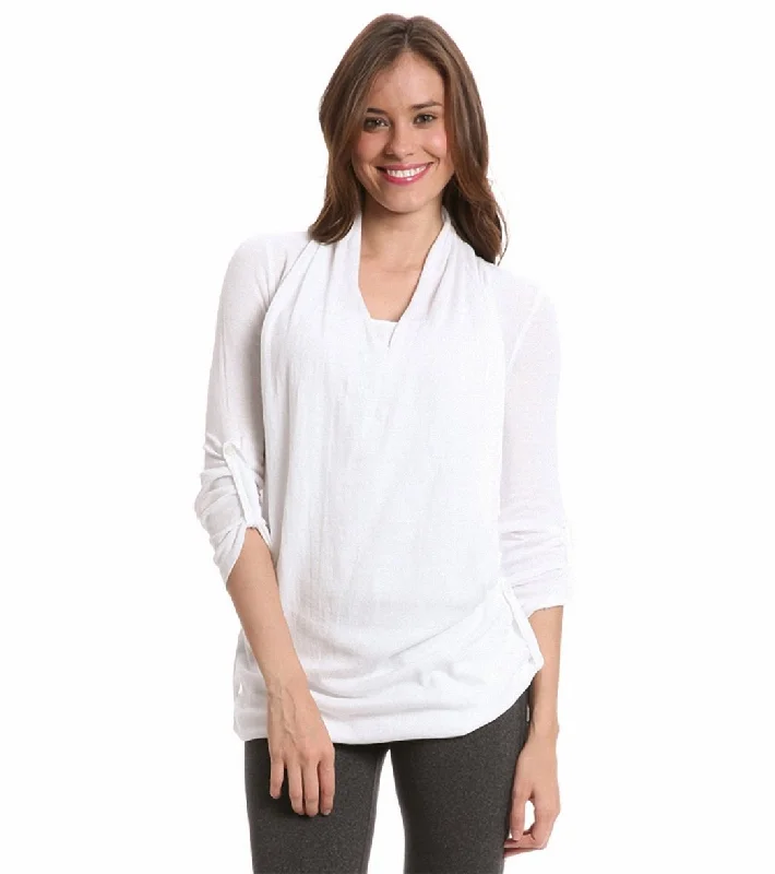 Women's Evening Wear Outfit Inspired By You, Designed For You Satva Devi Drape Front Sweater Women's Evening Wear Outfit Inspired By You, Designed For You Satva Devi Drape Front Sweater
