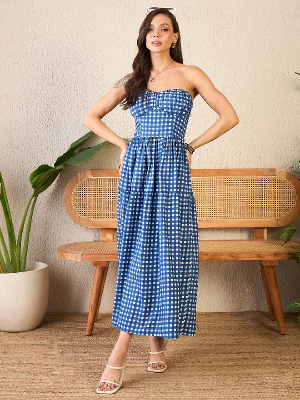 Blue Checkered
