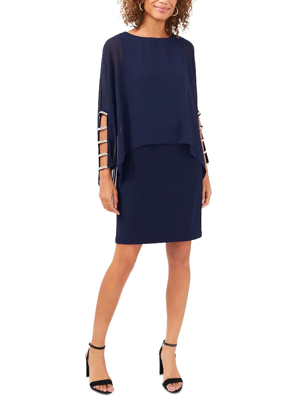 Women's Plus-Size Casual Outfit Trendy Pulse Petites Womens Embellished Mini Sheath Dress Women's Plus-Size Casual Outfit Trendy Pulse Petites Womens Embellished Mini Sheath Dress