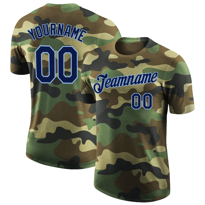 Oversized Unisex Apparel For Effortless Style Sophisticated Street Style Offers Custom Camo Navy-Light Blue Performance Salute To Service T-Shirt Oversized Unisex Apparel For Effortless Style Sophisticated Street Style Offers Custom Camo Navy-Light Blue Performance Salute To Service T-Shirt