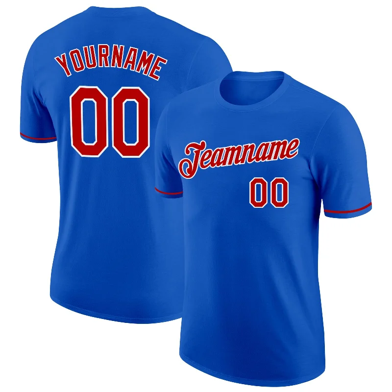 Relaxed-Fit Unisex Fashion For All-Day Comfort Shop The Hottest Deals Custom Thunder Blue Red-White Performance T-Shirt Relaxed-Fit Unisex Fashion For All-Day Comfort Shop The Hottest Deals Custom Thunder Blue Red-White Performance T-Shirt