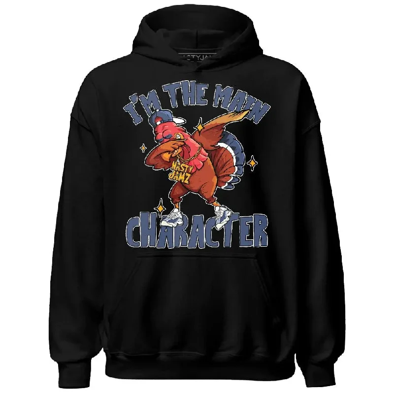 Relaxed-Fit Unisex Fashion For All-Day Comfort Must Haves Low Diffused Blue 11s NastyJamz Hoodie Match Main Character